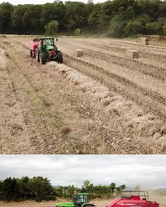 The John Deere 7710 on baling duties #arimagery #farming #agriculture #johndeere #baling | AR Imagery - Farming & Agricultural Videographer
