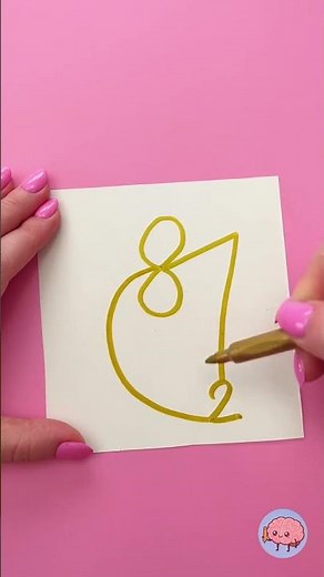 How to draw a mouse using numbers!🎨🐭 Learning together is more fun! #voice