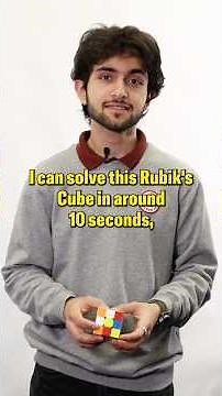 How to solve a Rubik's Cube in under a minute? - Ask a Student