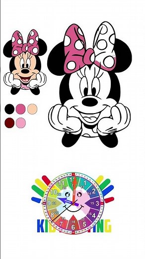 MINNIE MOUSE PAINTING | EASY ART