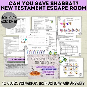 Bible Escape Room | New Testament Escape Room for Youth | Youth Games | Escape Room for Kids | Digital Escape Room | Sunday School Game - Etsy