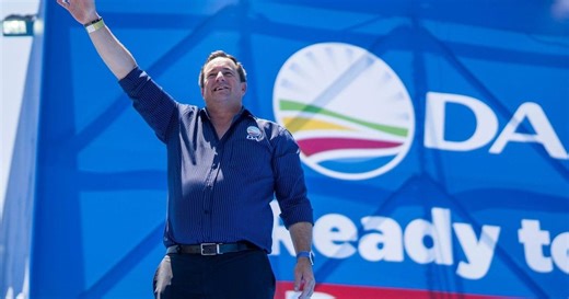 Leader of South Africa’s second biggest political party says he will step down