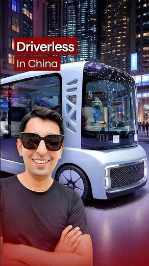 No Driver. No Problem. China's Autonomous Bus With a Drone is Already on the Road Right Now #shorts