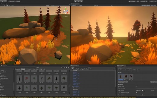 【Low-Poly低多边形风格】使用Unity快速进行风格化的关卡设计-第一辑