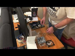 Installing lga 1700 mounting bracket with backplate