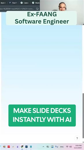 Become a Software Engineer | gamma just turned my random idea into a full slide deck in like 30 seconds 🤯 ex-leland coach shows how AI tools are changing the... | Instagram