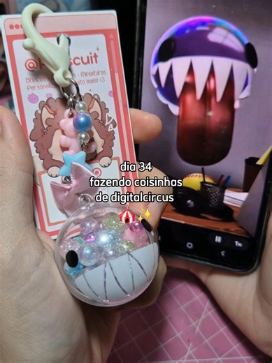 Respondendo a @archgateofc Fiz um cacareco do Bolha, de O incrível Circo Digital, usando bolinha de acrilico 💖✨️ ☆ DIY TADC KEYCHAIN BUBBLE ☆ #theamazingdigitalcircus #tadc #bubble #diy #tutorial