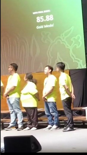 Winning Gold Medal Competition Choir Performance