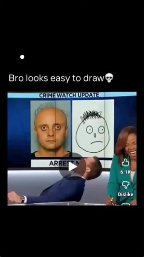 venom is behind on Instagram: "#AntheaJayne4’s latest X post features a 19-second parody news clip where anchors completely lose it over a crude, cartoon-style police sketch that looks identical to a bald suspect’s mugshot — prompting a hilarious “arrest made” update on the spot. #The spoofdoubles down on the absurdity with YouTube-style overlays showing 6K likes on just 158 views, poking fun at the way crime stories get exaggerated online. The bit took off instantly, racking up more than 40,000
