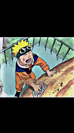 Naruto Childhood Reality 💔 | No One Was Waiting for Him | Naruto POV Edit #naruto