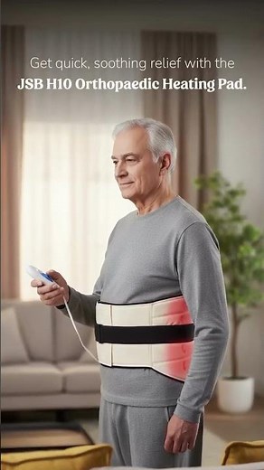 Relieve Back, Knee & Muscle Pain with JSB H10 Orthopedic Heating Pad