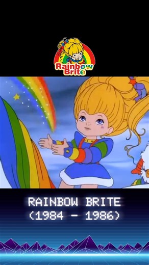 Previously On… Rainbow Brite (1984 - 1986) “Rainbow Brite” is a 1980s animated series based on Hallmark’s media franchise. The animated “Rainbow Brite” television series first aired in 1984, the same year Hallmark licensed “Rainbow Brite” to Mattel for a range of dolls and other merchandise. A theatrical feature-length film, “Rainbow Brite and the Star Stealer”, was released by Warner Bros. in 1985. The franchise was rebooted in 2014 with a three part mini-series released on Hallmark’s online st