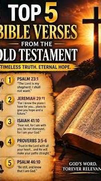 Top 5 Bible Verses from the Old Testament