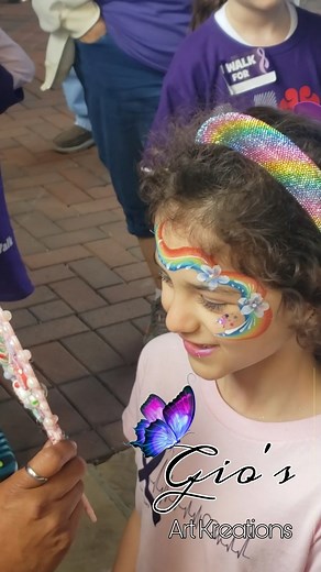 10K views · 130 reactions |  Rainbow Face Paint Design ✨...