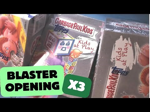 Garbage Pail Kids Blaster Box Opening x3 (Kids At Play Set)