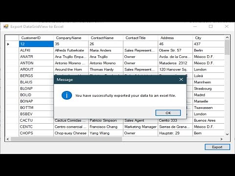 How to Create and Write Excel Files in C# WinForms | FoxLearn