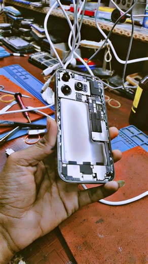 iPhone 16pro back glass change 👀👍#iphone #iphone16pro #backglass #repair #repairing #shortvideo
