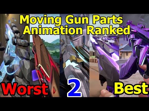VALORANT Vandal Animations (Moving Gun Parts) Ranked Worst to Best