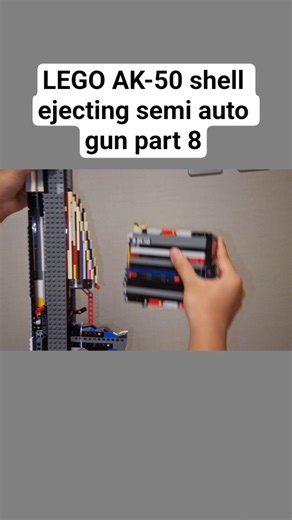LEGO AK-50 shell ejecting semi auto gun part 8(working test) ‪@BrandonHerrera‬ #lego #legogun #레고총