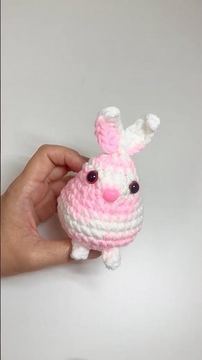 No sew Easy Bunny #crochet #amigurumi #crochetbunny #crochetrabbit #crochetart #bunny #yarnart