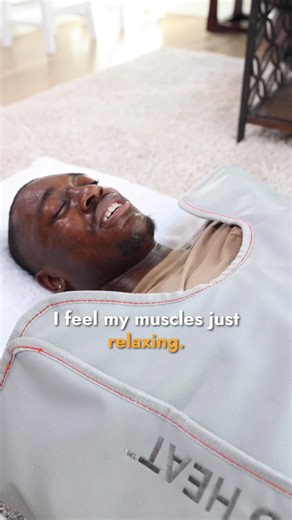 Calming Heat Sauna Wrap is the secret to recovery in the comfort of your own home. | Calming Heat Massaging Heating Pad | Facebook