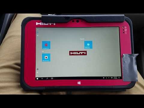 Hilti PLC 400 Tablet Startup