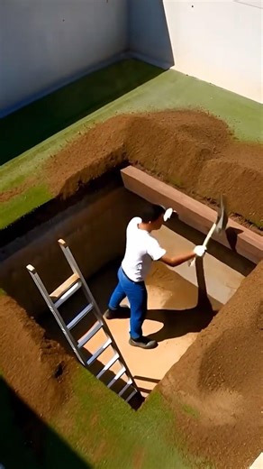 Underground Bunker Build in Prison Yard