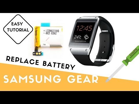 SAMSUNG Gear 1 V700 - How to replace the battery by CrocFIX