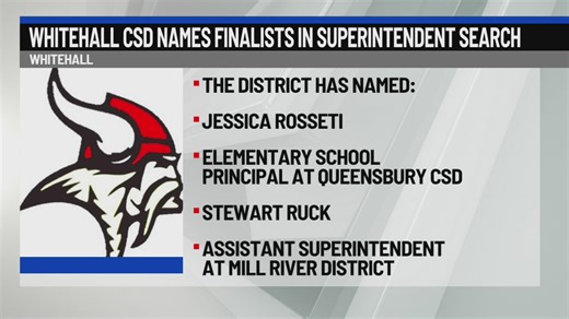 Whitehall CSD names finalists in superintendent search