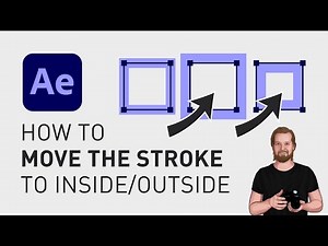 How to move the stroke to the inside or outside in After Effects