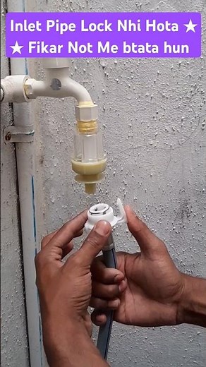 Bosch Washing Machine Inlet PipeFitting Tutorial ★ Washing Machine Tips #shorts #washingmachine