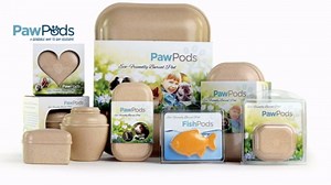 Paw Pods Biodegradable Pet Casket, Medium Pod