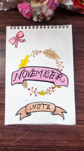 Unique front page Idea for November 🍂🍁#shorts #diy #trending #youtube #shortsfeed #DityaTheCrafter