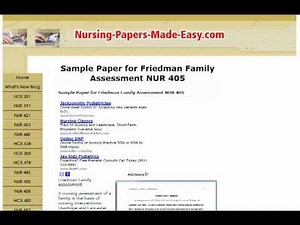 Friedman Family Assessment