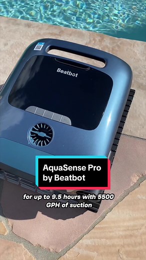 The AquaSense Pro by Beatbot is the world’s 1st 5-in-1 intelligent pool cleaning robot vacuum with tons of innovative features like surface cleaning, smart return to starting point and surface parking, 9 motors, etc. It’s powered by a Quad-Core 1.8 GHz Processor for the best intelligent path optimization and can clean the pools floor, walls, surface, waterline and even can do the water clarification. Pre-order this awesome pool vacuum cleaner and get $400 off for a limited time at the link in ou