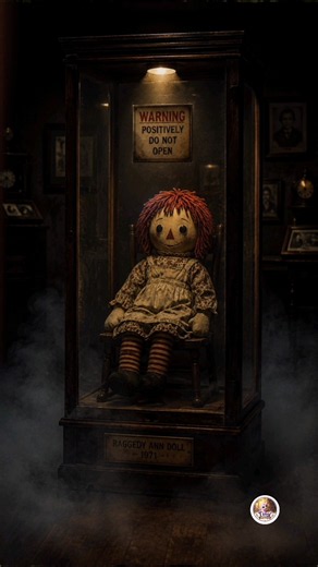 The real story of Annabelle doll will haunt you forever 🪆😨 #shorts #annabelle #annabellecreation