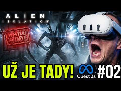 První setkání?! 👾 Alien: Isolation VR [HARD] | Meta Quest 3S | #2 - UŽ JE TADY!