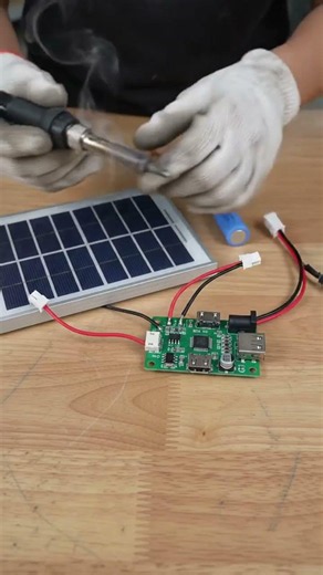 DIY Solar USB Phone Charger ☀️📱 | Charge Your Phone with Sunlight! #Shorts