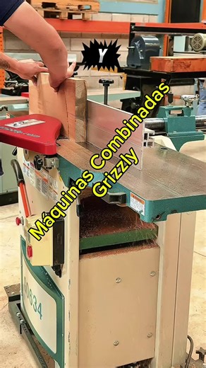 Máquinas para Carpintería: Canteador y Cepillo Grizzly