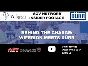 AGV NETWORK Insider Footage Behind The Charge Wiferion Meets DURR