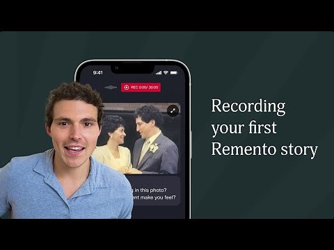 Remento's Recording Experience: See How Easy Remento Makes Sharing Stories
