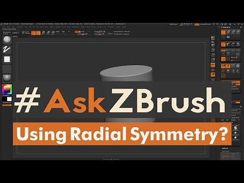 #AskZBrush: "How do I use Radial Symmetry inside of ZBrush?"
