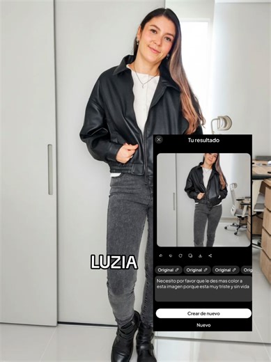 Cuando un outfit necesita un upgrade...yo solo pido ayuda 😌🖤 @Luzia #luzia #app #ia #asistentevirtual #outfitideas