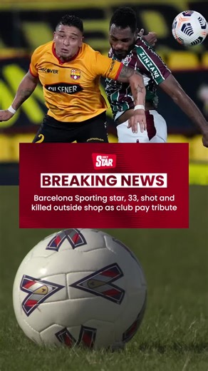 🚨⬆️BREAKING NEWS⬆️🚨 An international footballer has been shot and killed outside a shop in an 'attack' as his heartbroken football club have confirmed his death