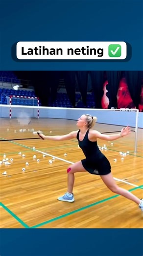 Latihan neting ✅‎#badminton #tipsbadminton #fyp #bulutangkis #motivasi #sports | seputar olahraga