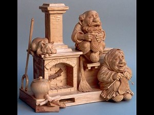 Резьба по дереву, красивые статуэтки