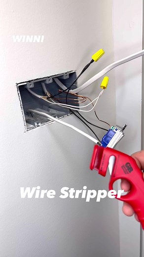 3.4M views · 11K reactions | Really cool wire stripper. Easy to work with. #diy #work #construction #homeimprovement #homerenovation #bathroomremodel #electrician #tools #realestate #contractor #entrepreneur #hardwork | Misha Panchishak | Facebook