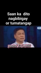 Saan ka dito nagbibigay or tumatangap Real talk with Pastor ED @highlight | Catherine Turzar