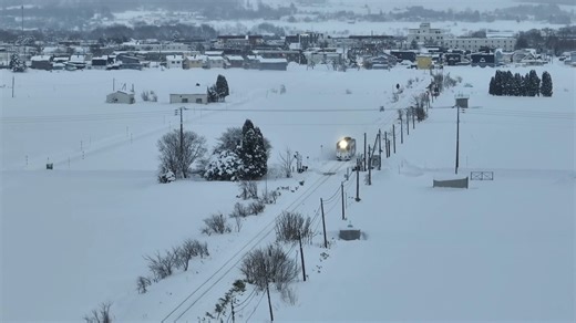 【4K熟肉】航拍116年历史，即将废止的北海道JR留萌线