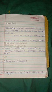 Social Studies Home WorkName two types of vegetation.   Natu... | Filo